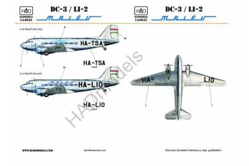 HAD - C-47/LI2 MALÉV